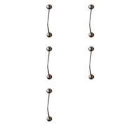 Kueohse 5X Tiradores de Barra para Muebles de Diseño, Pomos de Cajón Francés de Alta Gama con Tiradores Redondos de Bola para Tocador.