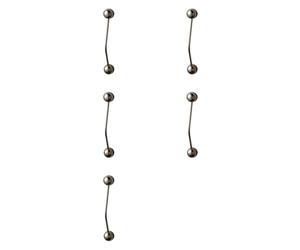 Kueohse 5X Tiradores de Barra para Muebles de Diseño, Pomos de Cajón Francés de Alta Gama con Tiradores Redondos de Bola para Tocador.