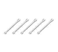 Kueohse 5X Tono de Plata 5.5mm X 7mm Herramienta Llave de Boca Abierta Dble de Forma U