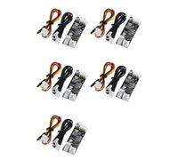 Kueohse 5X un Solo 12 V 0,8 A CC PWM 2-3 Cables Ventilador Control de Temperatura Controlador de Velocidad Chasis Ordenador Módulo de Reducción de Ruido
