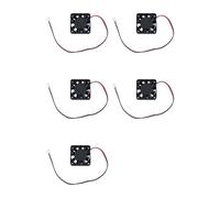 Kueohse 5X Ventilador de Refrigeracion 40mm X 40mm X 10mm 4010 9 Paletas Sin Escobillas CC 12V