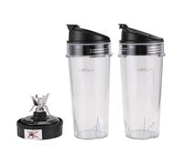 Kueohse 6 aletas extractor cuchillas piezas para batidora BL770 BL780 BL660, 16 Oz Single Cup Set