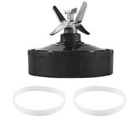 Kueohse 6 Aletas para Repuestos de Licuadora, para Auto IQ BL450-70, BL451-70, BL454-70, BL455-70