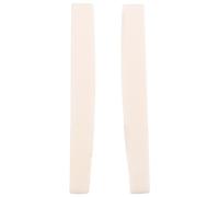 Kueohse 6 cuerdas Acoustic Bone Bridge Guitarra Ranurada Sillín de Guitarra (2 unidades)