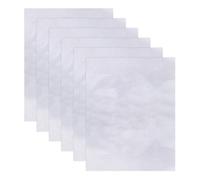 Kueohse 6 Hojas de Calcomanías de Diamantes de Imitación con Brillantina para Planchar, Parches de Transferencia de Diamantes de Imitación Redondos Planos de 2 mm y 3,5 mm