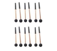 Kueohse 6 Par de Mazos de Tambor de Lengua, Mazos de Tambor de Cabeza de Goma Suave, Palos para Tambores, Tambores de Lengua y PercusióN de Teclado