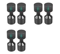 Kueohse 6 Pasadores de Alineación de de Aluminio de 1-1/8 Pulgadas con Dos Orificios, Pasadores de Posicionamiento de Gradiente de Dos Orificios para Alinear Tuberías.