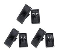 Kueohse 6 Piezas Altavoz de Agudos Altavoz de Agudos PiezoeléCtrico 150 W Zumbador de CeráMica Agudos Cuadrados Altavoces de Audio DIY