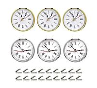 Kueohse 6 Piezas de Piezas de Reloj para Molde de Resina de Reloj, Piezas de Reloj para Molde de Resina de FundicióN Epoxi de Reloj