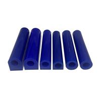 Kueohse 6 Piezas de Tubo Redondo con Orificio de para Anillos Azules para Moldear y Tallar Joyas, Herramienta de, Molde de Fundición, Kit para Hacer Anillos de