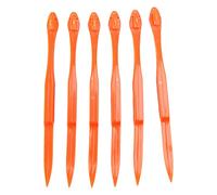 Kueohse 6 piezas simple naranja cítricos pelador en color naranja herramienta de cocina