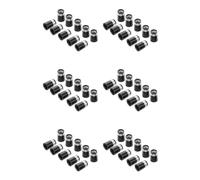 Kueohse 60 Piezas de Virola de de Golf para Hierros de Golf, Tamaño de Punta 0.370, Virolas de Golf de Plástico, Accesorios para Ejes de, Plata