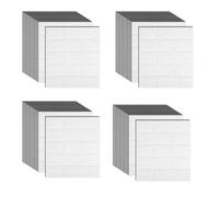 Kueohse 60 Piezas Etiqueta Engomada Autoadhesiva de Ladrillo 3D Papel Pintado de Espuma Impermeable DIY HabitacióN Cocina Techo Techo Fondo Tatuajes de Pared - A