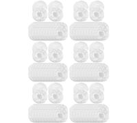 Kueohse 600 Pares de Fundas Elásticas para Auriculares, Auriculares Desechables para K712, K702, K701, K550 / Auriculares para Colocar sobre la Oreja de 4,72 Pulgadas