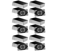 Kueohse 600 Piezas en para Grabado de Metal, Hoja de Aluminio, Grabado, Tarjeta de Visita, Grabado, Tarjetas de Regalo DIY, Negro Mate