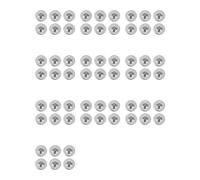 Kueohse 60pcs -16B 5/8-Pulgada Que Lleva la Unidad de Transferencia del Transportador del Reborde de la Bola del Rodillo de Acero