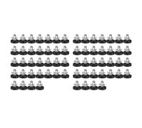 Kueohse 64 Piezas Niveladores de Muebles Ajustables con Rosca M6 Tornillos en Patas de Silla Pies de Muebles Ajustables Niveladores de Patas
