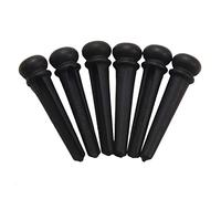 Kueohse 6pzs Pines de puente de guitarra acustica folk ebano natural familia
