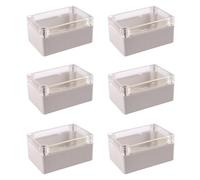 Kueohse 6X 1 Pieza Caja de Proyecto Electronico de Armario Impermeable de Plastico 100 X 68 X 50MM
