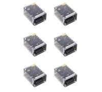 Kueohse 6X AC 100V - 240V A DC 5V 5A 25W DC Conversor de Voltaje Conmuta Fuente de Alimentacion para Rayas Guiadas