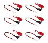 Kueohse 6X Accesorios para Scooter EléCtrico M365, Puerto de Carga, Cabezal Impermeable de PláStico, Juego Completo de Enchufe Impermeable