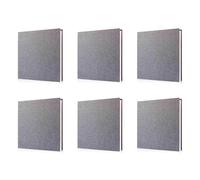 Kueohse 6X ÁLbum de Fotos Scrapbook Linen Art DIY Memory Book PáGinas Gruesas con PelíCula Protectora Guardar ImáGenes de Forma Permanente, la Mejor OpcióN de Regalo