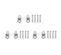 Kueohse 6X Colgadores de Columpio de Acero Inoxidable 304 de Alta Resistencia Juegos de Columpios Capacidad de 250 Kg para Columpio y Silla de Yoga Hamaca Bolsa de