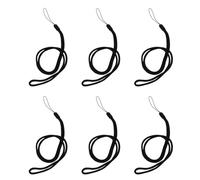 Kueohse 6X Cuerda de Trenza de Nylon Correa para el Cuello para Telefono con Camara Portatil Negro
