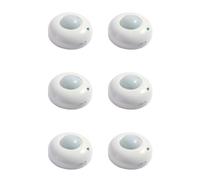 Kueohse 6X Detector de Movimiento de Techo Ajustable de 360°, Interruptor de Luz de Ocupación para Ahorro de Energía y Seguridad