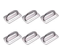 Kueohse 6X Hebilla de Anillo D de Acero Inoxidable 316 Submarinismo Fijador de la Correa de Peso para CinturóN de Peso de 5 cm Surf NatacióN Accesorios Deportivos