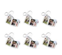 Kueohse 6X Mini PequeñO para ÁLbum de Fotos, 16 Fotos, Soporte para Libro, Regalos de Bricolaje para, Novia