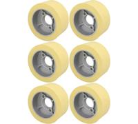 Kueohse 6X Rodillo de Prensa de Caucho para Fresadora de Carpintería, Rueda Motriz, Rueda Alimentadora Universal, Rueda Alimentadora de Material de Potencia