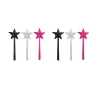 Kueohse 6X Varitas de Salero y Pimentero, Salero y Pimentero, Negro y Rosa, Salero Star Wand