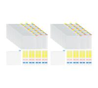 Kueohse 72 Piezas de Almacenamiento de Papel para Álbumes de Recortes de 6x6 Pulgadas, con 120 Pestañas Adhesivas para Sujetar Papel para Álbumes de Recortes,Cartulina y Láminas de Vinilo.