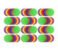 Kueohse 72 Piezas Marcador de Puntos de Colores Marcadores de Agilidad Antideslizantes Conos Planos Puntos para FúTbol Baloncesto Entrenamiento PráCtica de Baile