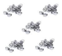 Kueohse 75 Piezas de Acero Inoxidable de 8 mm una 12 mm Abrazaderas de Tubo de Manguera Clips Sujetador