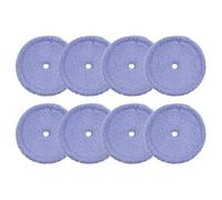 Kueohse 8 Almohadillas de Microfibra Lavables para Fregona EVERYBOT Edge RS700 RS500, Accesorios de Repuesto para Robot Aspirador, Paño de Fregona