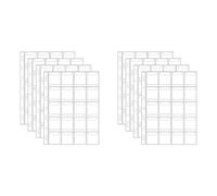 Kueohse 8 Hojas con 20 Páginas de Colección de Monedas, Fundas de PVC Transparente para Carpetas de Monedas con Protectores de 9 Agujeros.
