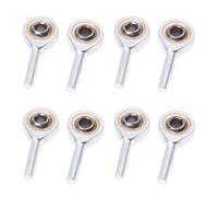 Kueohse 8 Piezas 6mm Cojinete Roscado SA6T/ K Ojo de Rodamientos Esfericos de Extremo de Varilla