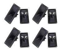 Kueohse 8 Piezas Altavoz de Agudos Altavoz de Agudos PiezoeléCtrico 150 W Zumbador de CeráMica Agudos Cuadrados Altavoces de Audio DIY