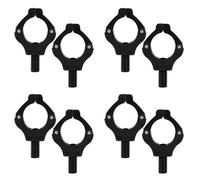 Kueohse 8 Piezas Clips Al Aire Libre Palos Duraderos Accesorio Resto Estante de Nylon PráCtico Carpa ImáN Soporte CañA de Pescar Soporte ApretóN Pinza Vaina