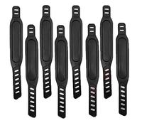 Kueohse 8 Piezas Correas de Pedal de Bicicleta de Ejercicio, Correas de Pedal Ajustables Correas de Pedal de Pie para Bicicleta de Ejercicio Giratoria Hogar o Gimnasio