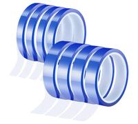 Kueohse 8 Rollos de Cinta Resistente Al de 10 y 20 Mm, Cinta de Transferencia de, Cinta TéRmica para Prensa de SublimacióN por Transferencia de