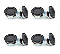 Kueohse 8 Uds Altavoz de Audio 4Ω 6W 40Mm 1,5 Pulgadas Altavoz Multimedia de Graves Altavoz DIY Sonido Mini Altavoz para Cine en Casa