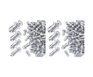Kueohse 80 Tuercas de Pétalo M 4 M5 M6 M8, Tuerca de Tornillo de Expansión, para Pared Hueca, Hierro, Plástico, Polimadera, Tablero Duro, Plateado