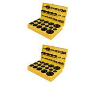 Kueohse 840 Pcs 32 Tamaños Juego de Surtido de Sellado para Juntas de Arandela de Arandela de Sellado de Anillo 0 de Goma para Mantenimiento, Plomería, Ingenieros y Numerosas Tareas