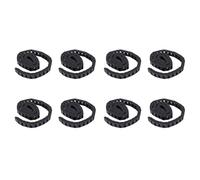 Kueohse 8piezas 10 X 20mm 1M Abierto en Ambos Lados Cadena de Arrastre Cable de Remolque de Plastico