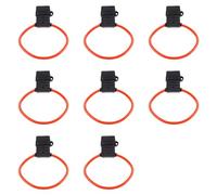 Kueohse 8X 8 AWG Gauge MAXI Blade Fuse Holder Cable en Línea 12-24V Volt Waterproof + 40A Fuse