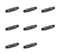 Kueohse 8X Cable LAN UTP RJ45 Cat6A, Conector de Extensión Sin Herramientas, Extensor de Red, Adaptador de Unión, Caja de Conexión.
