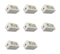 Kueohse 8X Caja de Conexiones RJ45 Cat6 para Accesorios de Conexión de Cables de Red Ethernet